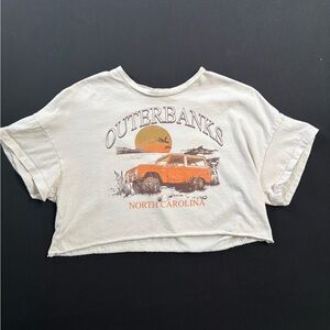 Altar'd State Outer Banks Graphic Crop Top